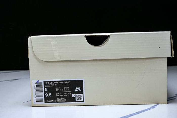 Nike SB Dunk Low  Supreme 94 Black  HQ8487-001