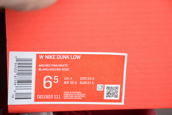Nike SB Dunk Low “Archeo Pink” DD1503-111