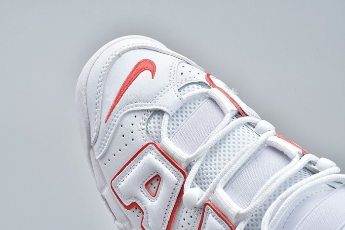 Air More Uptempo White Varsity Red Outline  921948-102