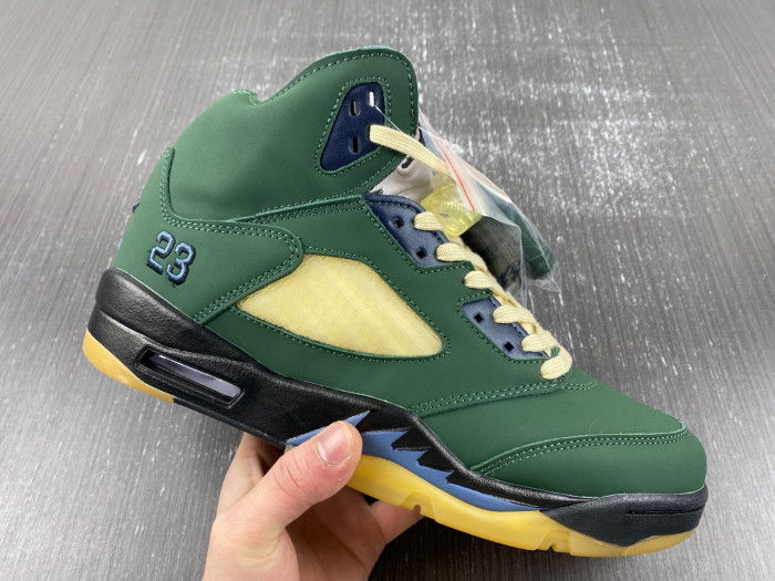 Air Jordan 5 "Navy Green”  FZ5758-003