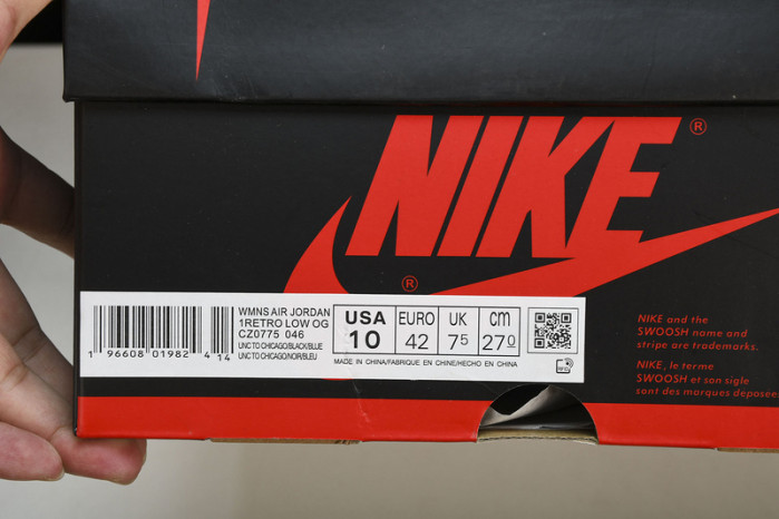 Air Jordan 1 Low OG WMNS “UNC to Chicago” CZ0775-046