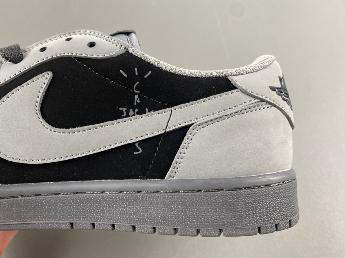 Travis Scott x Air Jordan 1 Low OG Black Gray DM7866-775