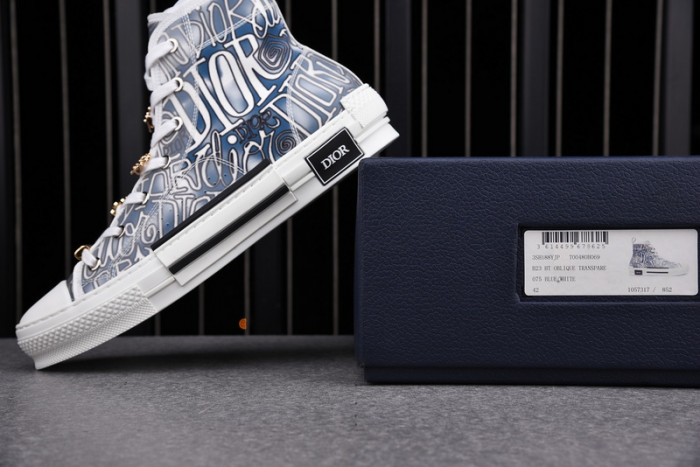 D10R B23 Oblique High Top Sneaker