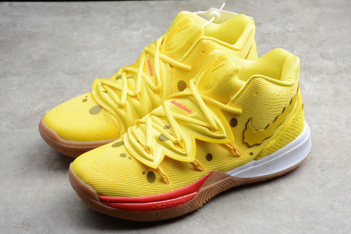 KYRIE 5 SPONGEBOB SQUAREPANTS OPTI YELLOW 002